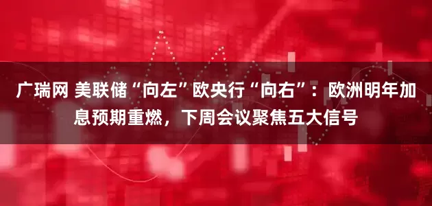 广瑞网 美联储“向左”欧央行“向右”：欧洲明年加息预期重燃，下周会议聚焦五大信号